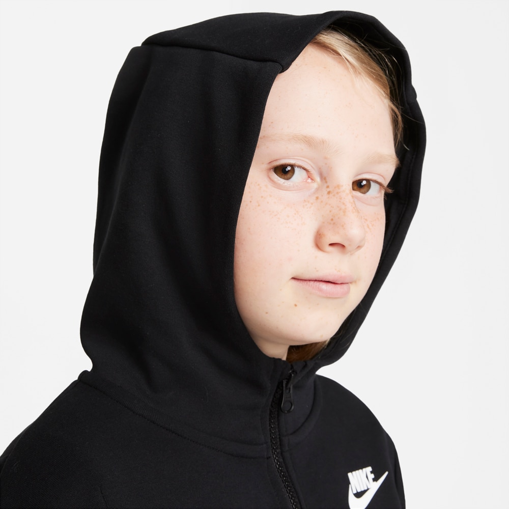 Nike Tech Fleece Hettegenser Barn Grå/Sort
