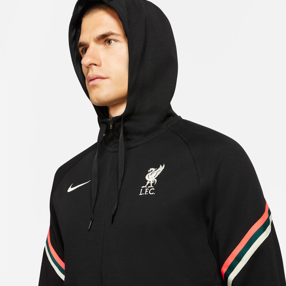 Nike Liverpool FC Travel Fritidsgenser 21/22 Sort