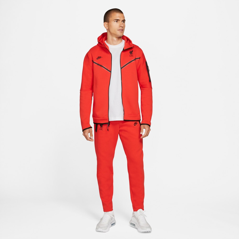 Nike Liverpool FC Tech Fleece Fritidsgenser 21/22 Rød