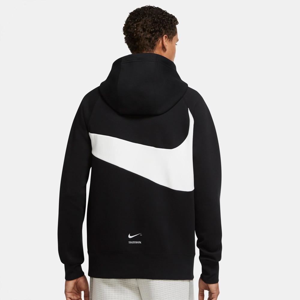 Nike Tech Fleece Swoosh Hoodie Hettegenser Sort 