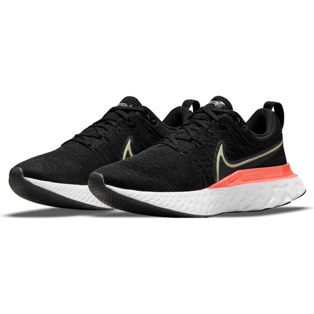 Nike React Infinity Run Flyknit 2 Joggesko Dame Sort/Oransje