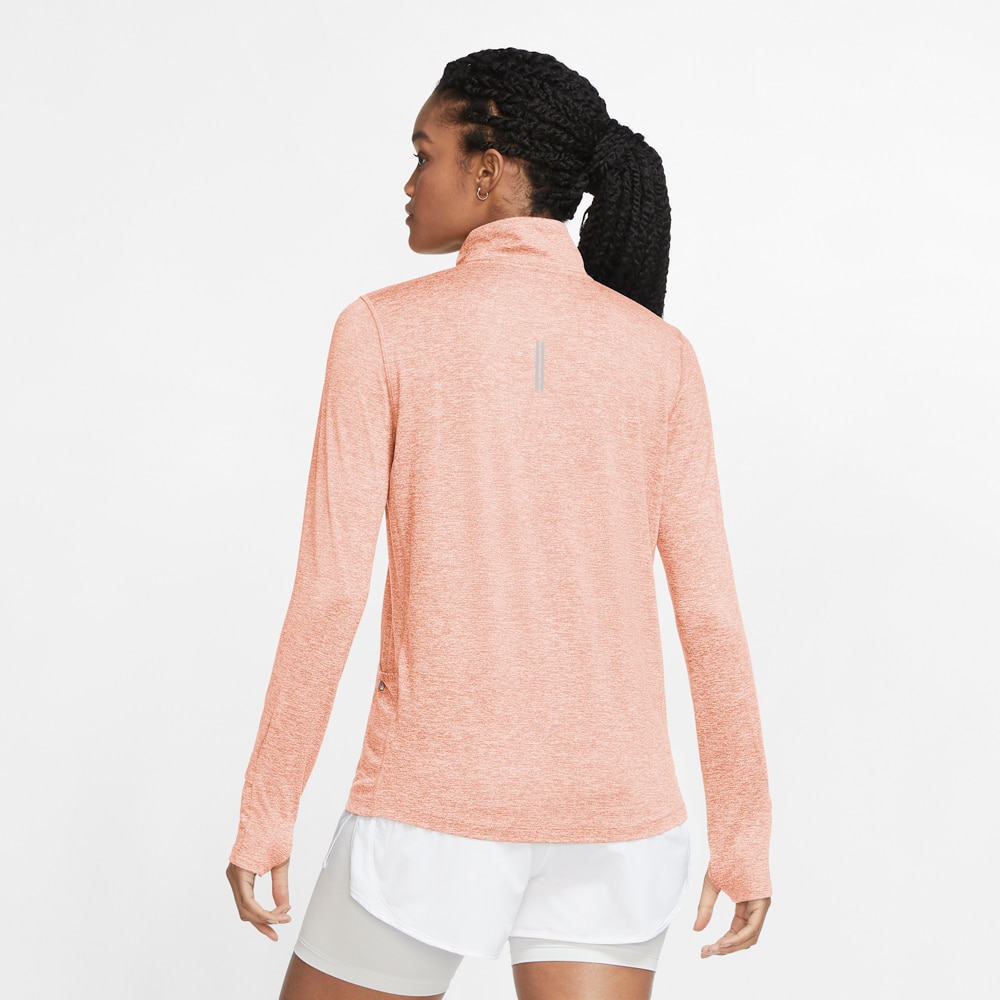 Nike Element Half-Zip Løpetrøye Dame Oransje