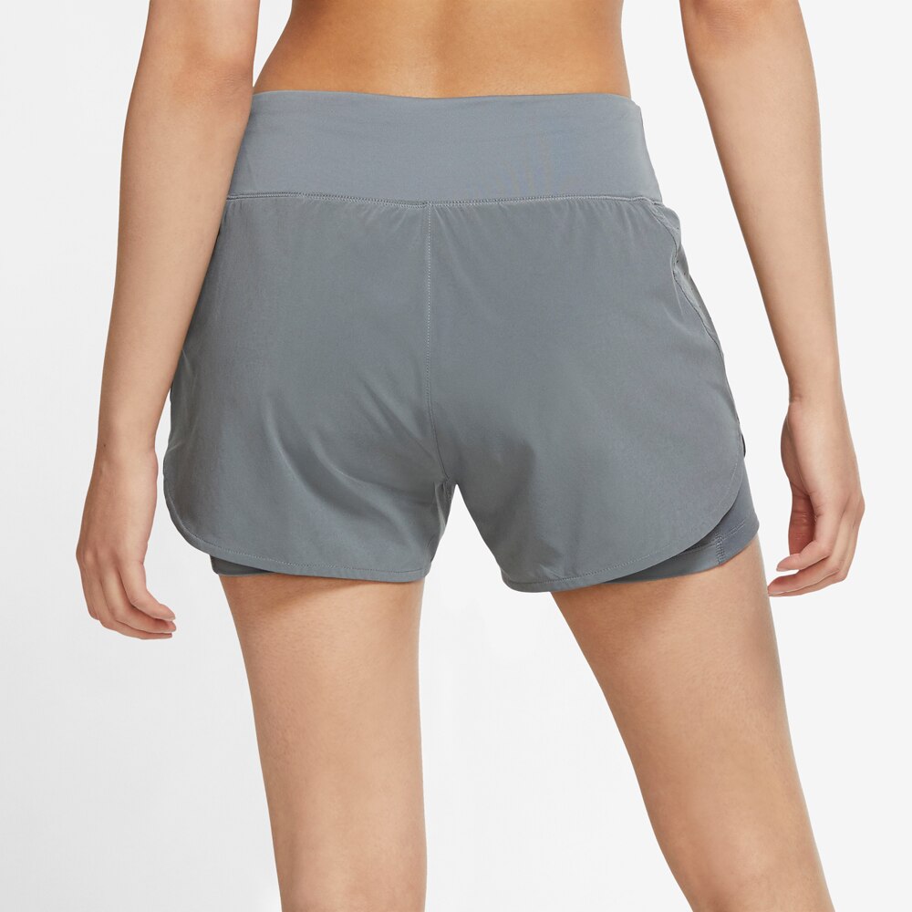 Nike Eclipse 2in1 Treningsshorts Dame Grå