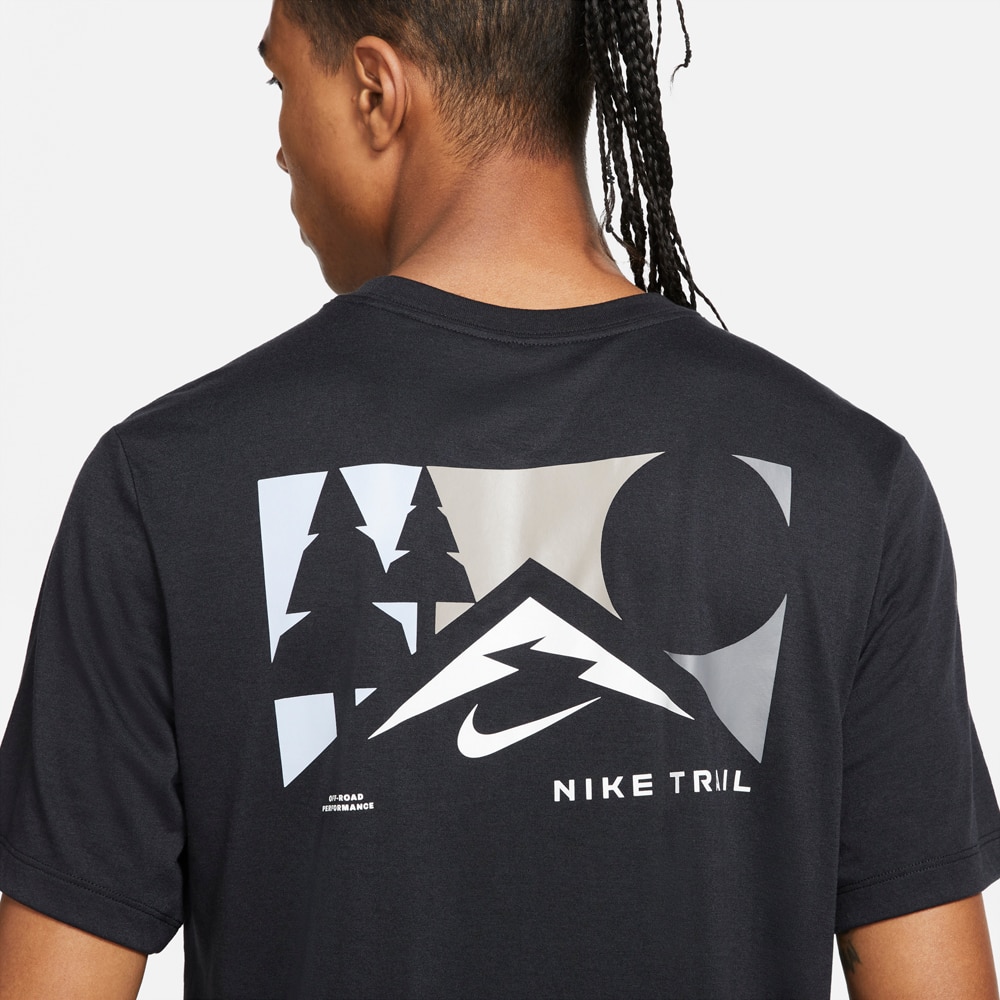 Nike Dri-Fit Trail T-Skjorte Herre Sort