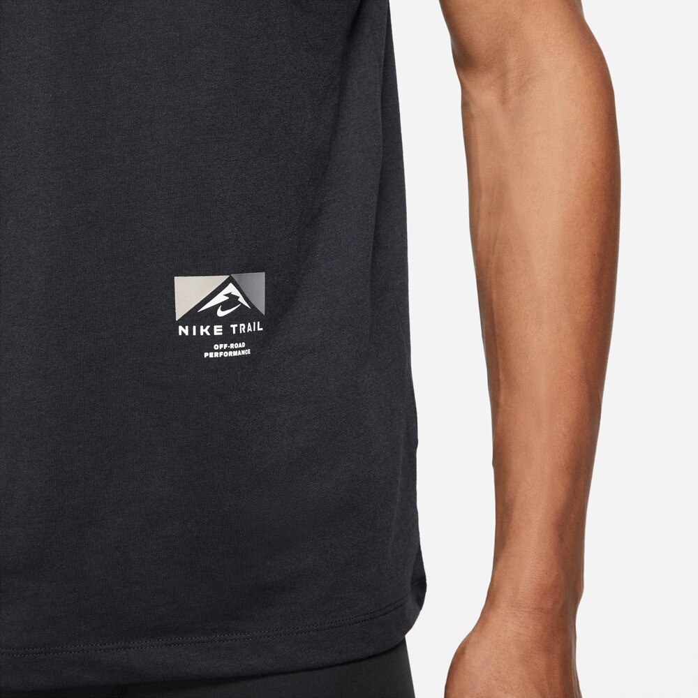 Nike Dri-Fit Trail T-Skjorte Herre Sort