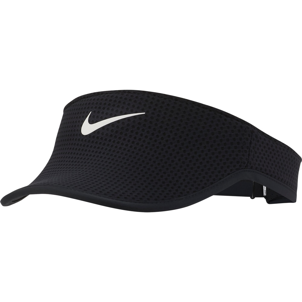 Nike Aerobill Run Visor Caps Dame Sort