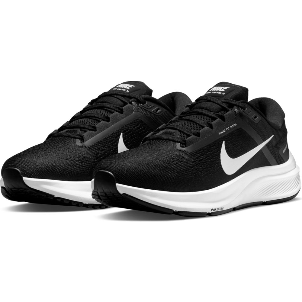 Nike Air Zoom Structure 24 Joggesko Dame Sort