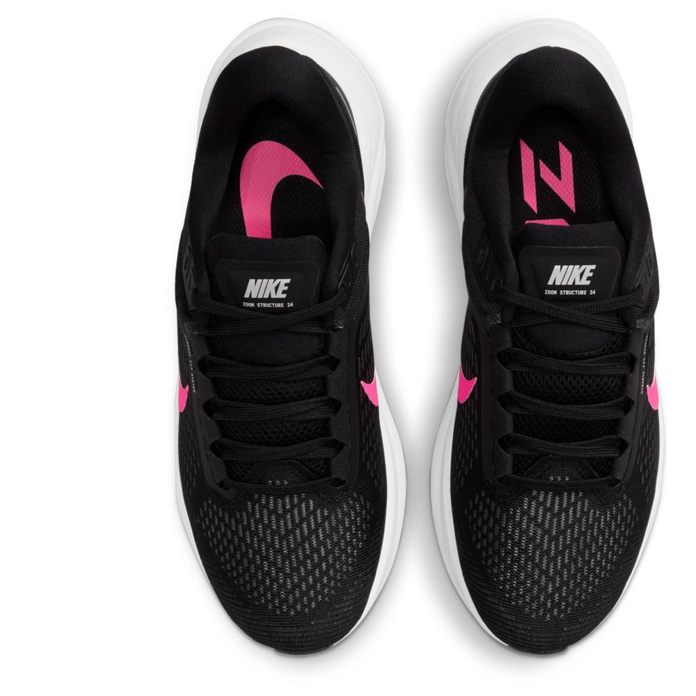 Nike Air Zoom Structure 24 Joggesko Dame Sort/Rosa