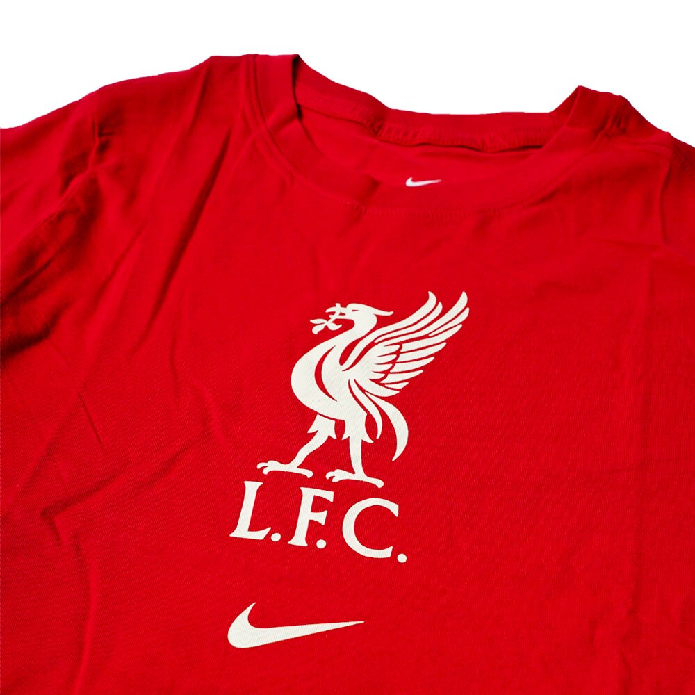 Nike Liverpool FC Evergreen Crest T-Skjorte 21/22 Barn Rød