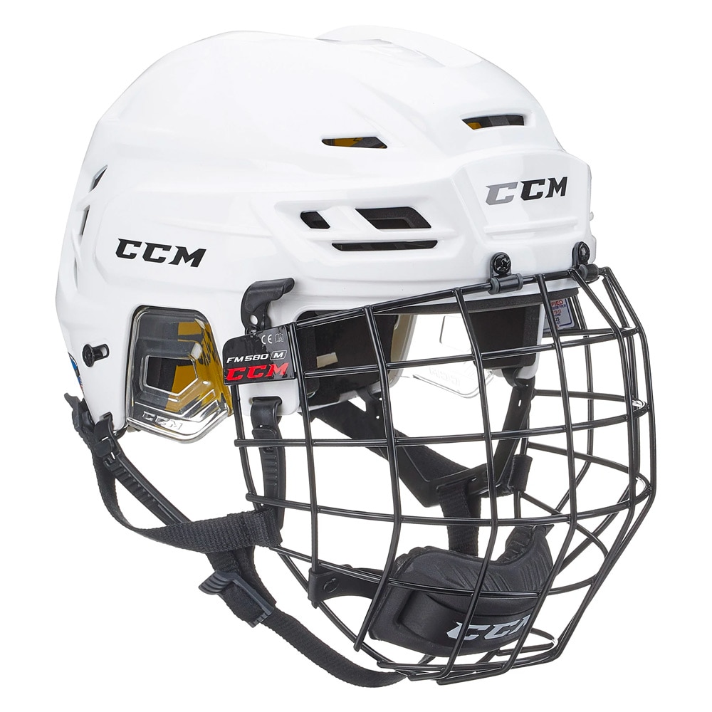 Ccm Tacks 210 Combo Hockeyhjelm Hvit