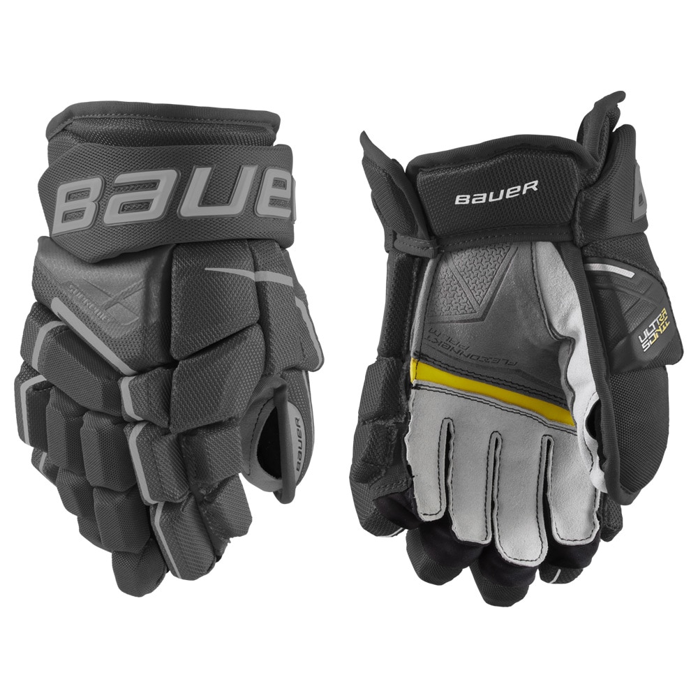 Bauer Supreme Ultrasonic Junior Hockeyhanske Svart