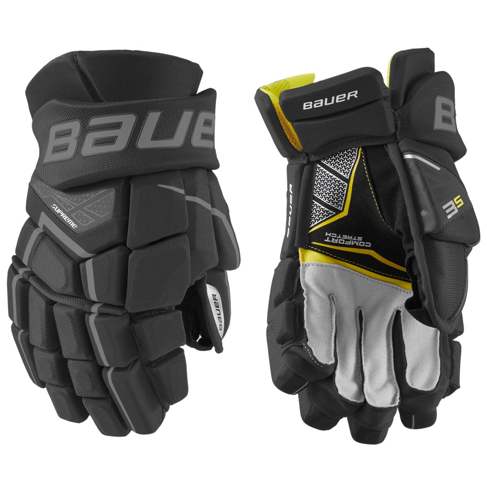 Bauer Supreme 3S Hockeyhanske Svart