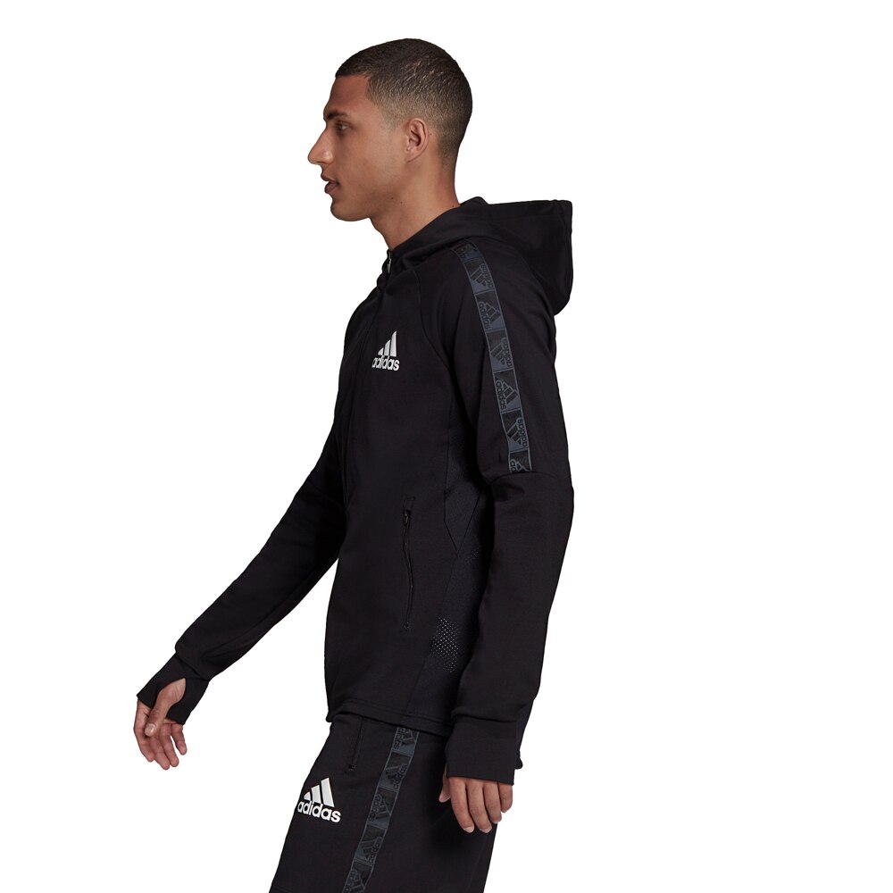 Adidas Aeroready Sport Hoodie Hettejakke Herre Sort