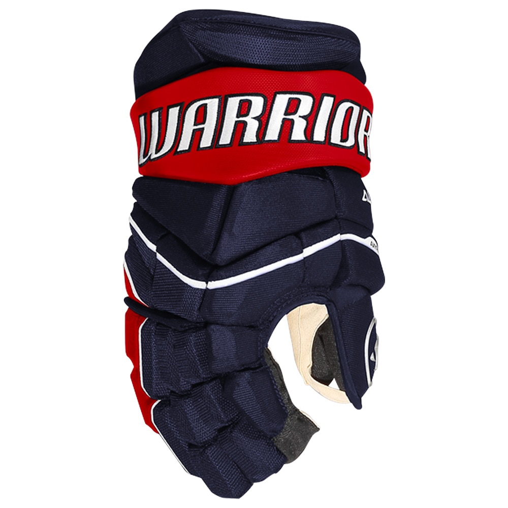 Warrior Alpha LX 20 Junior Hockeyhanske Marine/Rød/Hvit