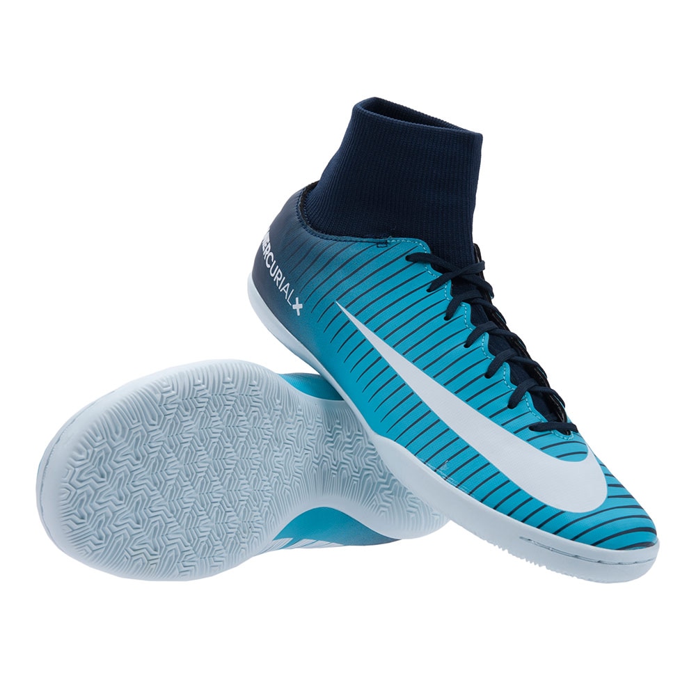 Nike MercurialX Victory VI DF IC Futsal Innendørs Fotballsko Play Ice