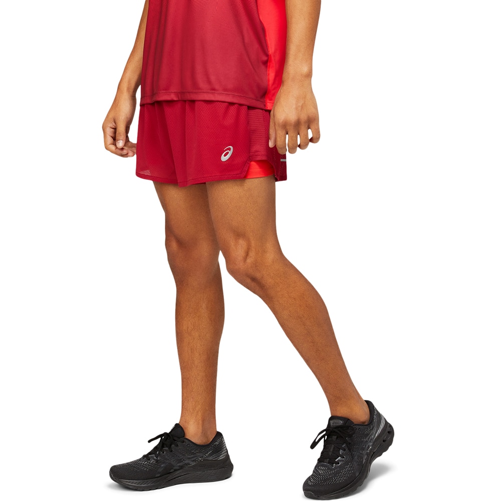 Asics Ventilate 2-N-1 5' Shorts Herre Rød