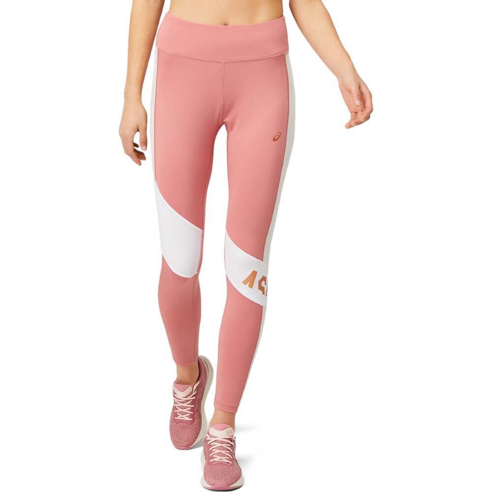 Asics Color Block Tights 3 Dame Rosa