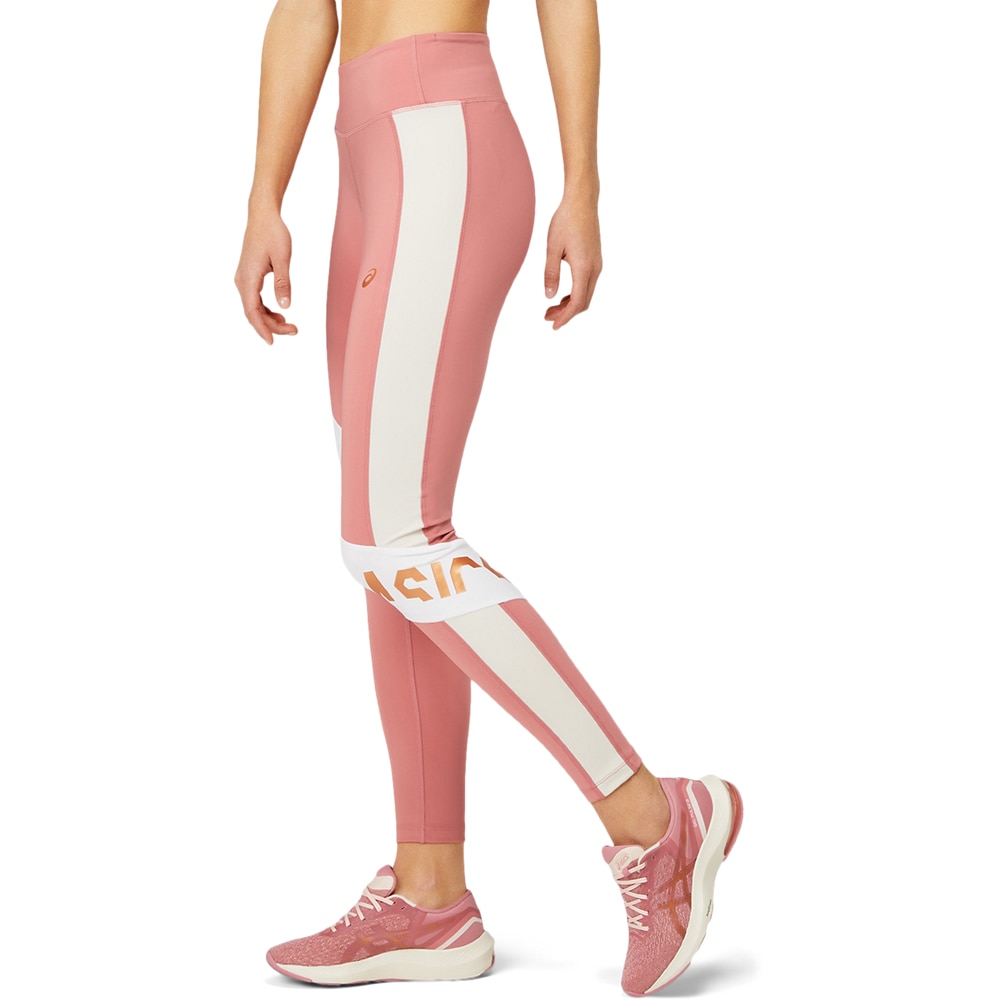 Asics Color Block Tights 3 Dame Rosa