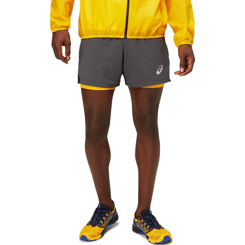 Asics Fujitrail Løpeshorts Herre Grå