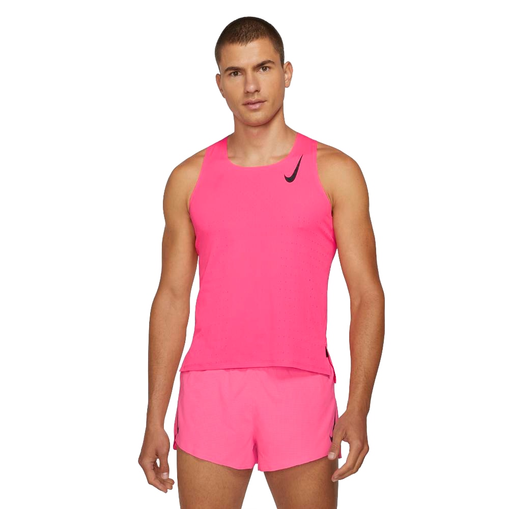 Nike Aeroswift Singlet Herre Rosa