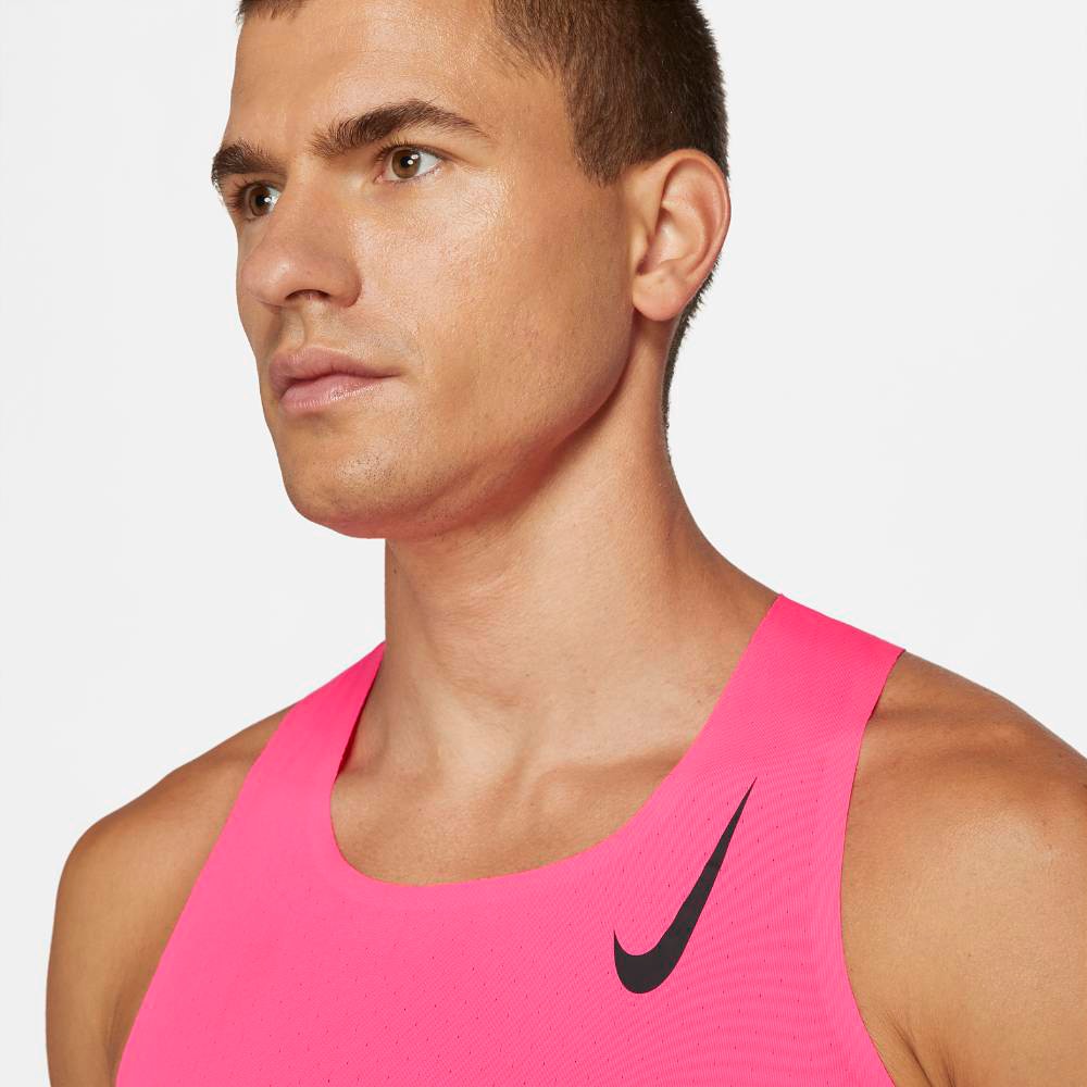 Nike Aeroswift Singlet Herre Rosa