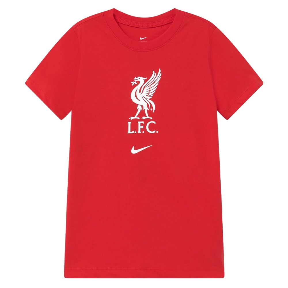 Nike Liverpool FC Evergreen Crest T-Skjorte 21/22 Barn Rød