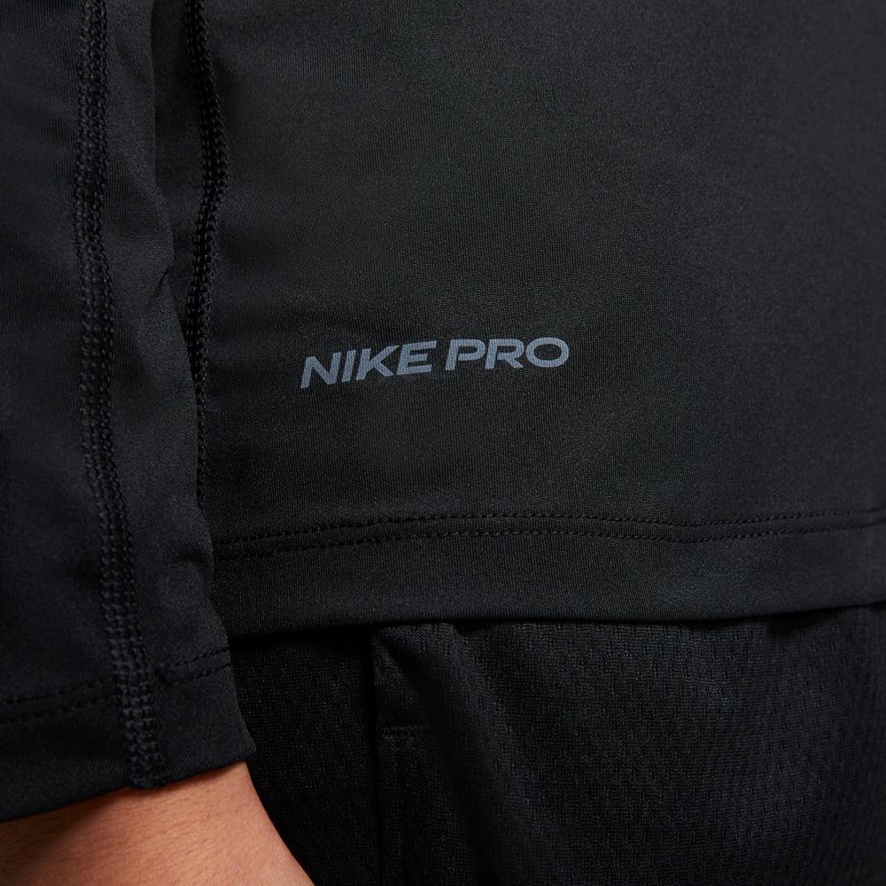 Nike Pro Langermet Baselayer Barn Sort