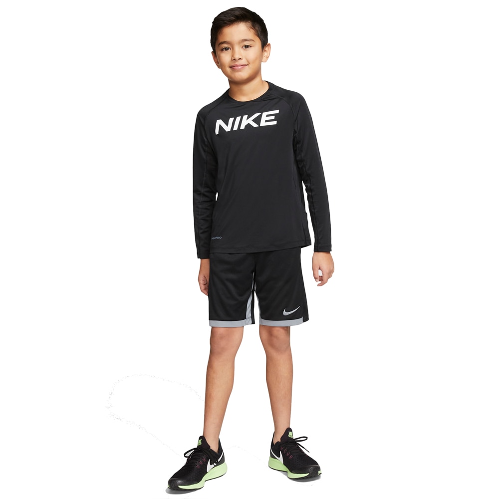 Nike Pro Langermet Baselayer Barn Sort