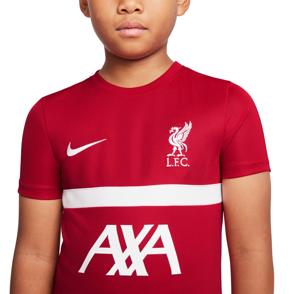Nike Liverpool FC Academy Treningstrøye 21/22 Barn Rød