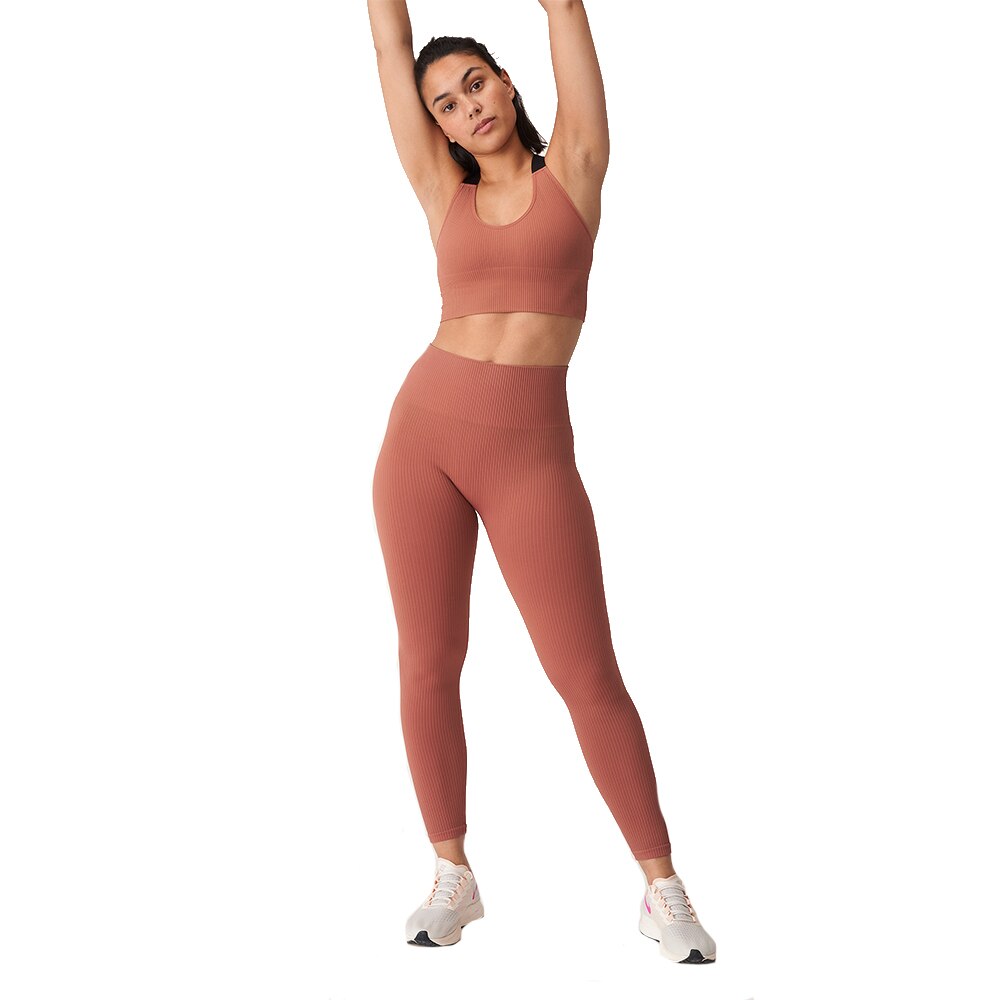 Röhnisch Seamless Rib Tights Dame Kobber