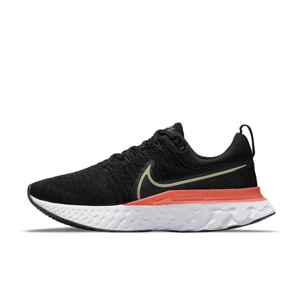 Nike React Infinity Run Flyknit 2 Joggesko Dame Sort/Oransje