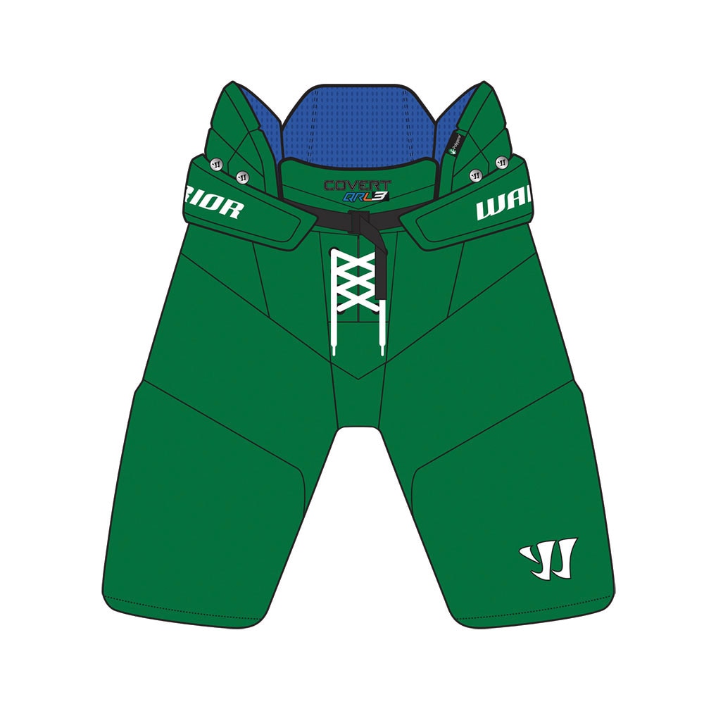 Warrior Covert QRL3 Custom Junior Hockeybukse Grønn
