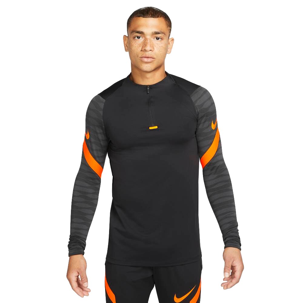 Nike Dry Strike 21 Drill Fotballgenser Sort/Oransje