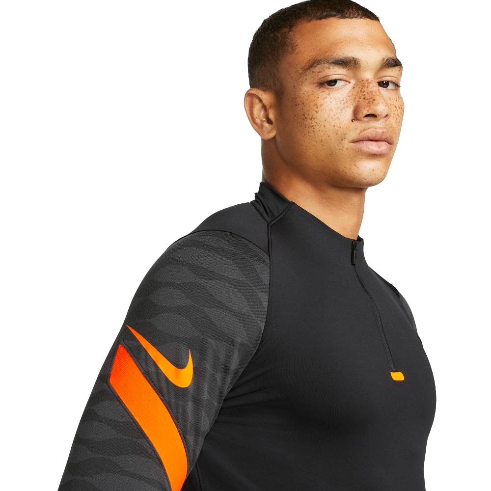 Nike Dry Strike 21 Drill Fotballgenser Sort/Oransje