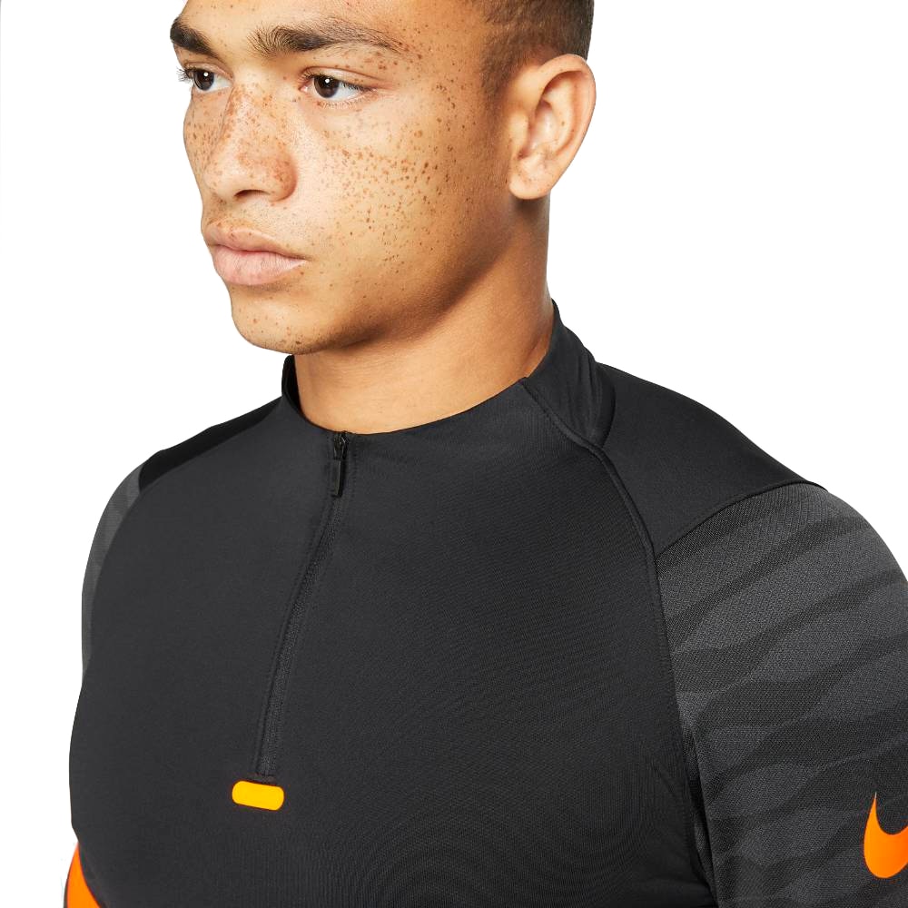 Nike Dry Strike 21 Drill Fotballgenser Sort/Oransje