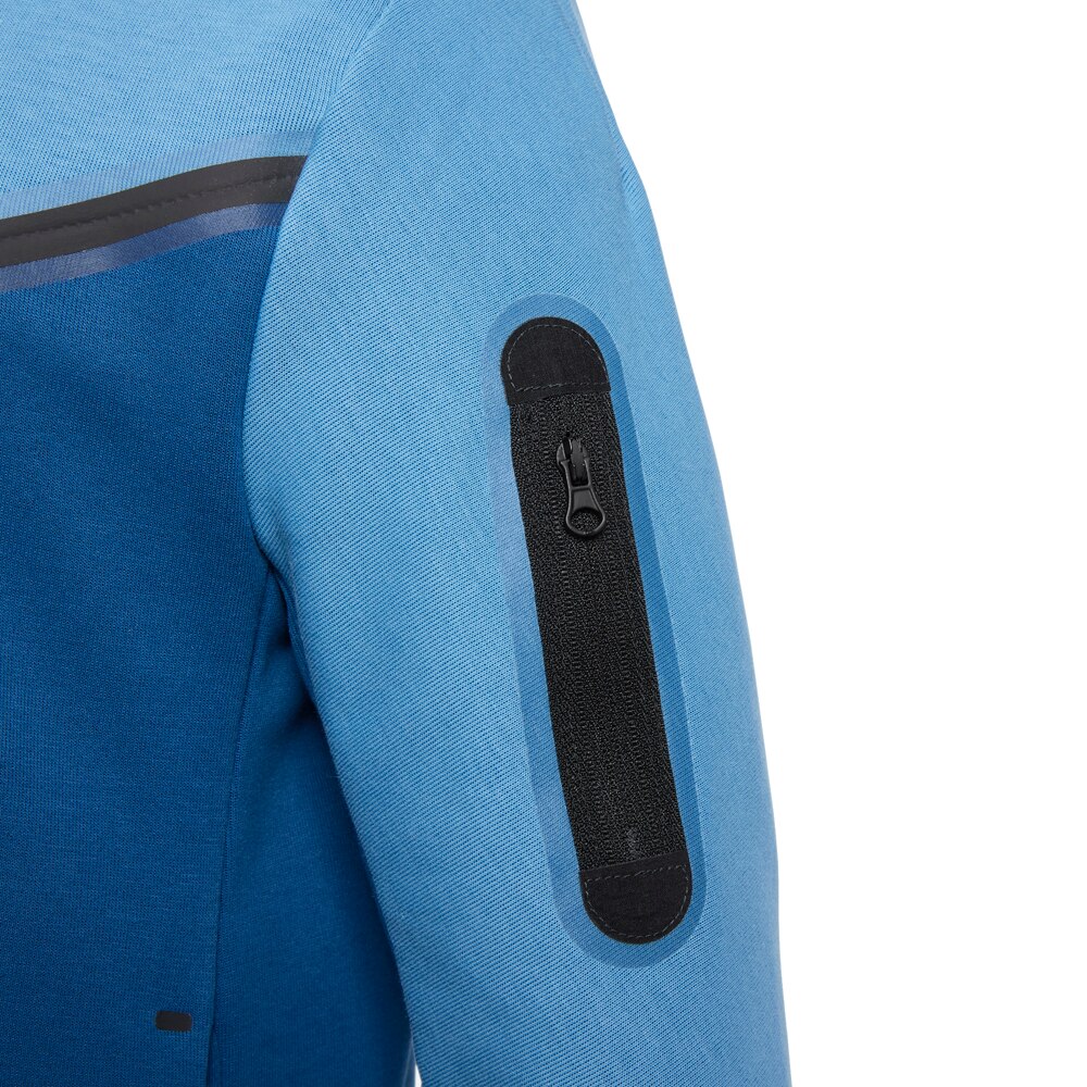 Nike Tech Fleece Hettegenser Barn Blå