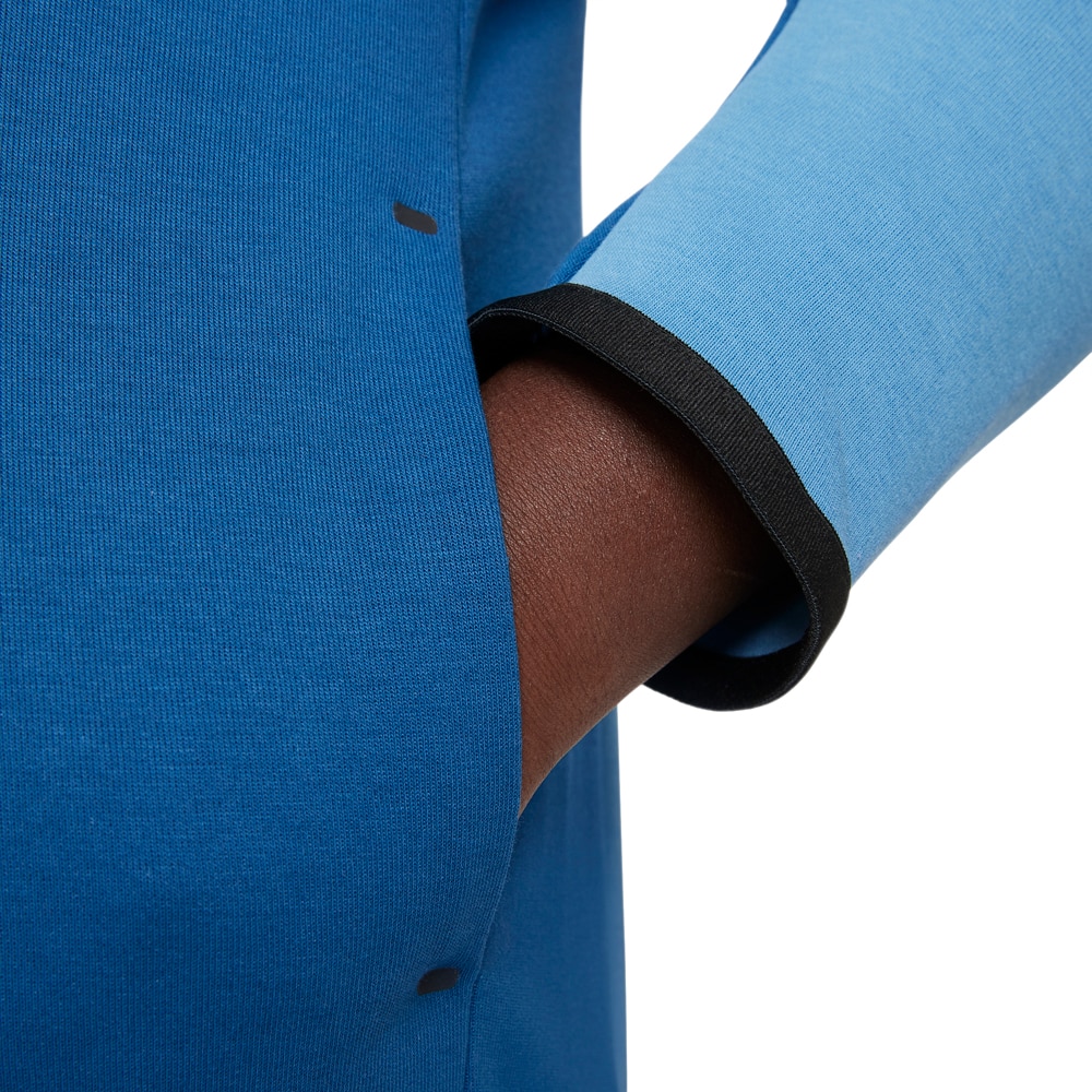 Nike Tech Fleece Hettegenser Barn Blå