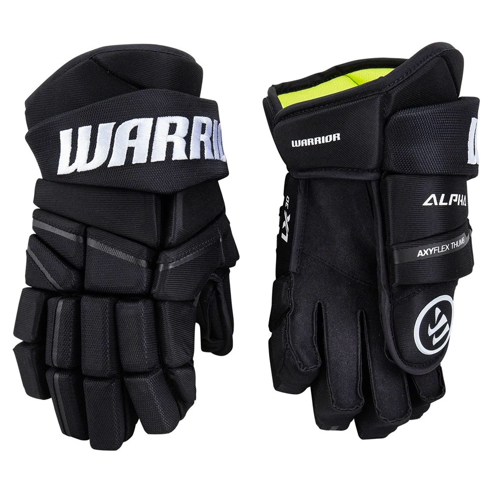 Warrior Alpha LX 30 Junior Hockeyhanske Svart