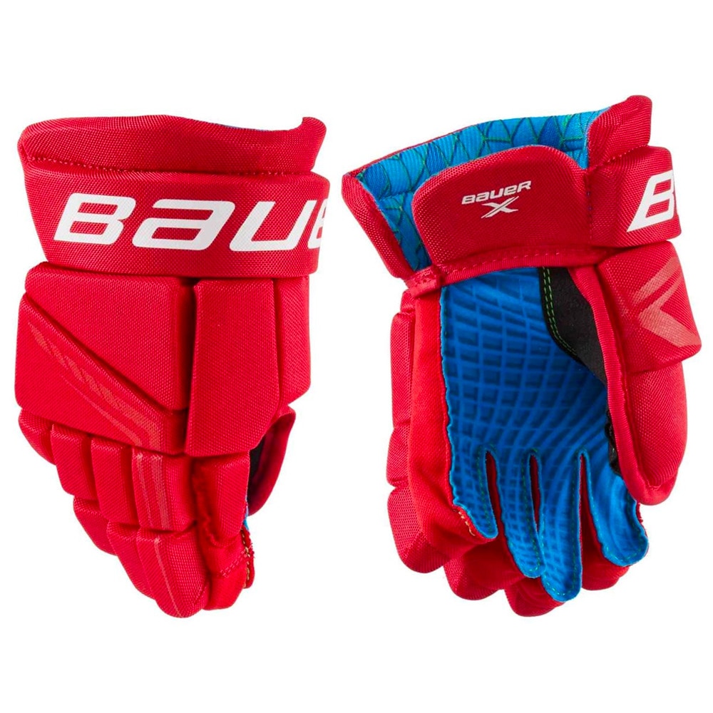 Bauer X Barn Hockeyhanske Rød