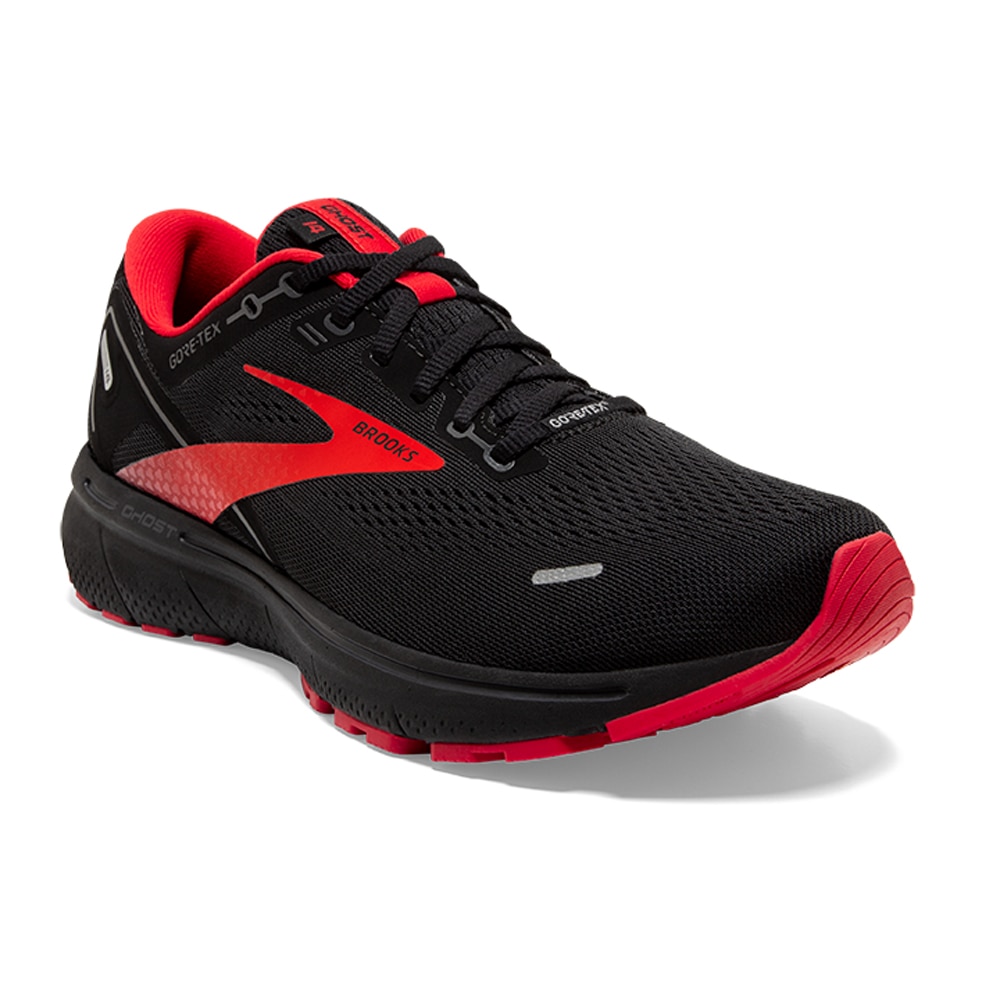 Brooks Ghost 14 GTX Joggesko Herre Sort/Rød