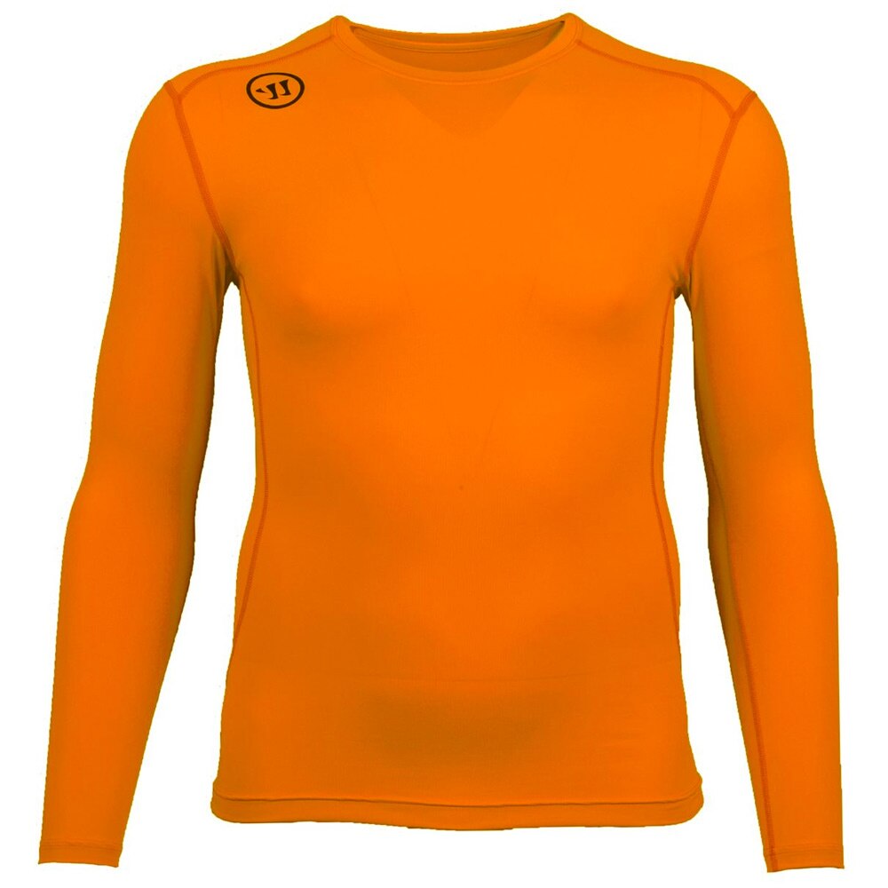 Warrior Compression Junior Langermet Top Hockey Undertøy Oransje