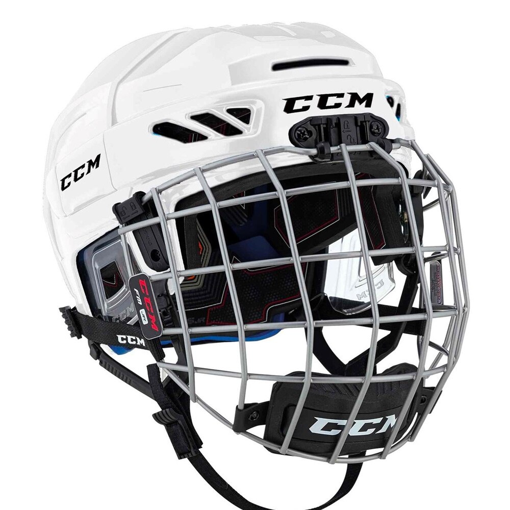 Ccm FitLite 3DS Junior Combo Hockeyhjelm Hvit