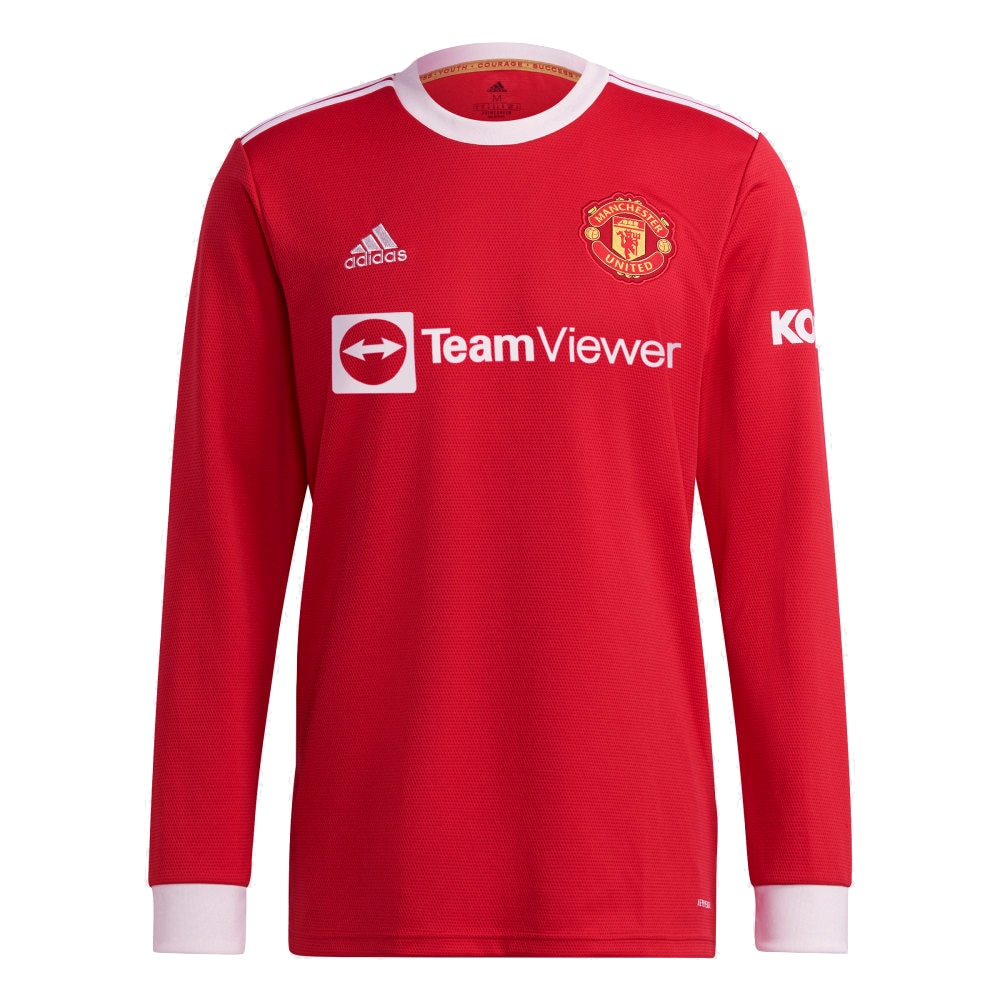 Adidas Manchester United Langermet Fotballdrakt 21/22 Hjemme