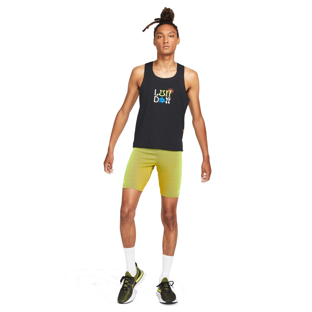 Nike Dri-FitADV London Aeroswift Singlet Herre Sort