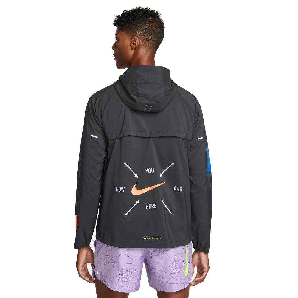 Nike Repel UV Windrunner Berlin Treningsjakke Herre Sort