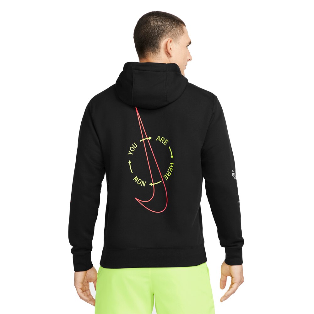 Nike Club Fleece Hettegenser Berlin Herre Sort