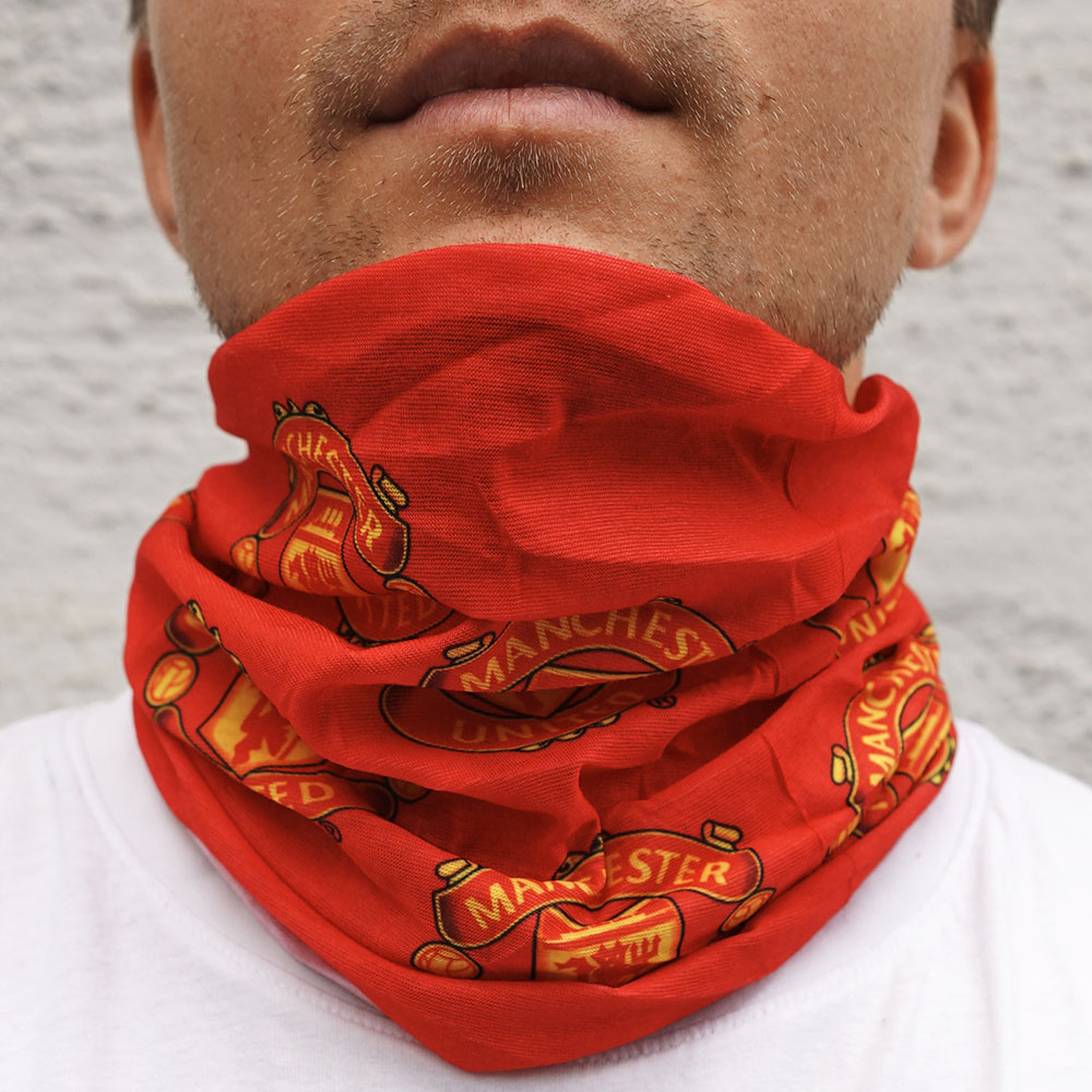 Manchester Multi Headneck Buff Rød