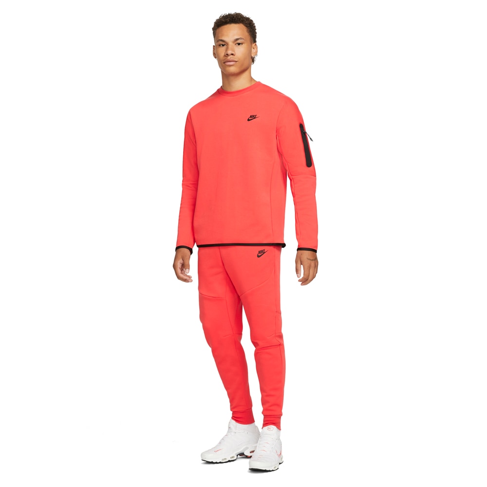 Nike Tech Fleece Crew Fritidsgenser Oransje