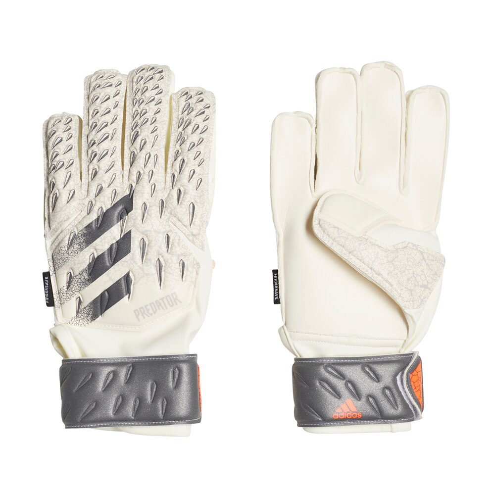 Adidas Predator Match Fingersave Keeperhansker Barn Whitespark Pack