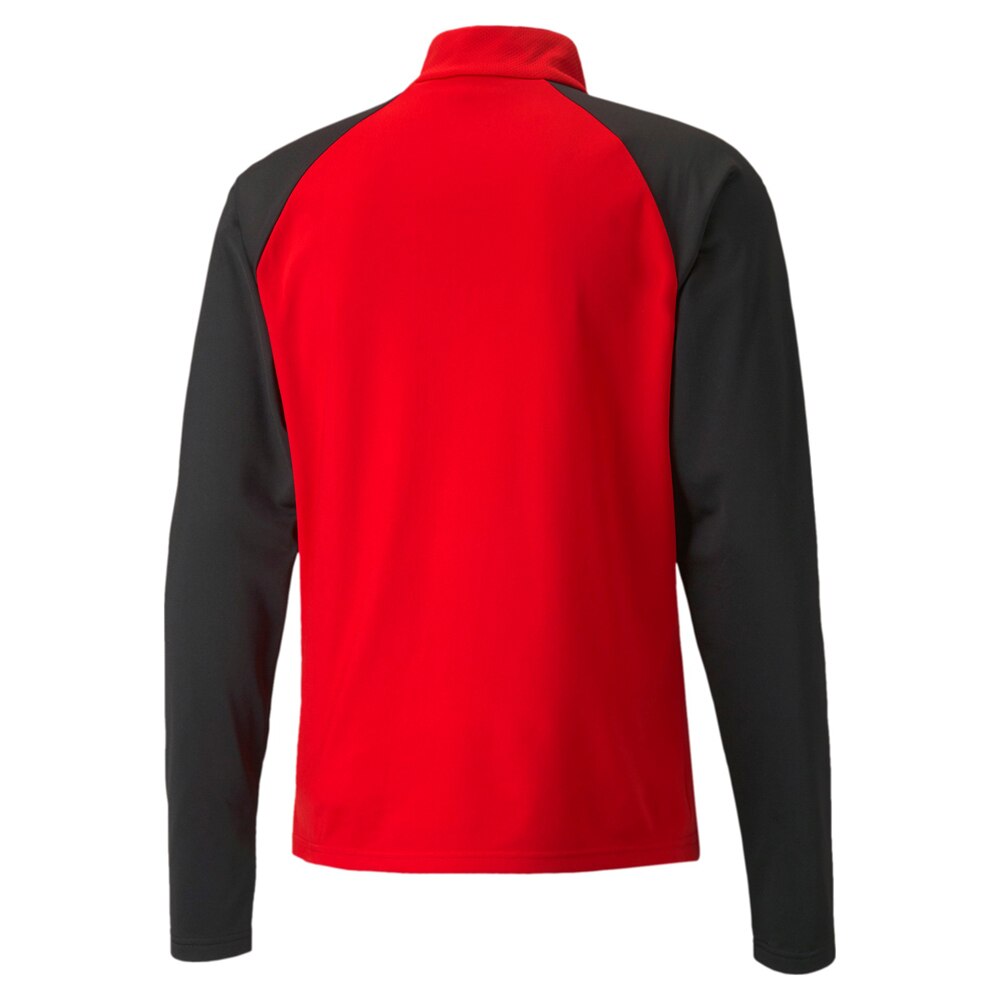 Puma teamLIGA 1/4 Zip Fotballgenser Rød